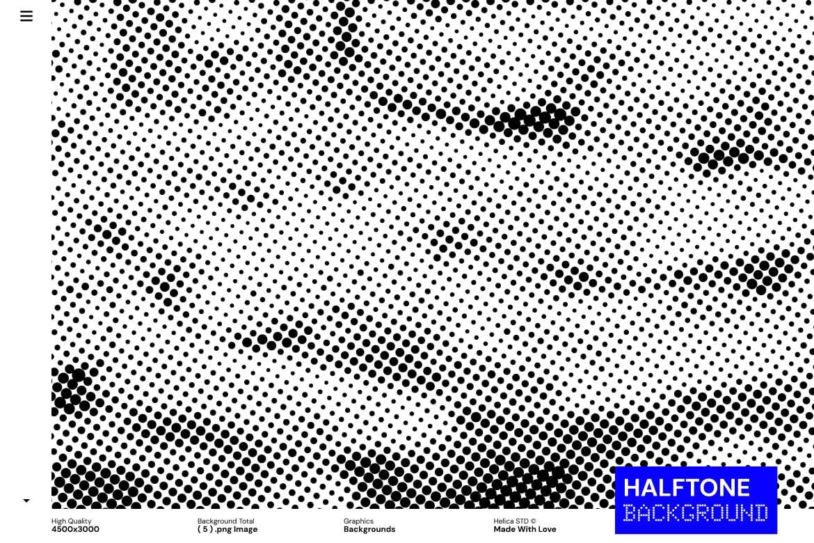 单色半调网点背景素材 第三卷 Monochrome Halftone Dot插图4 单色半调网点背景素材 第三卷 Monochrome Halftone Dot