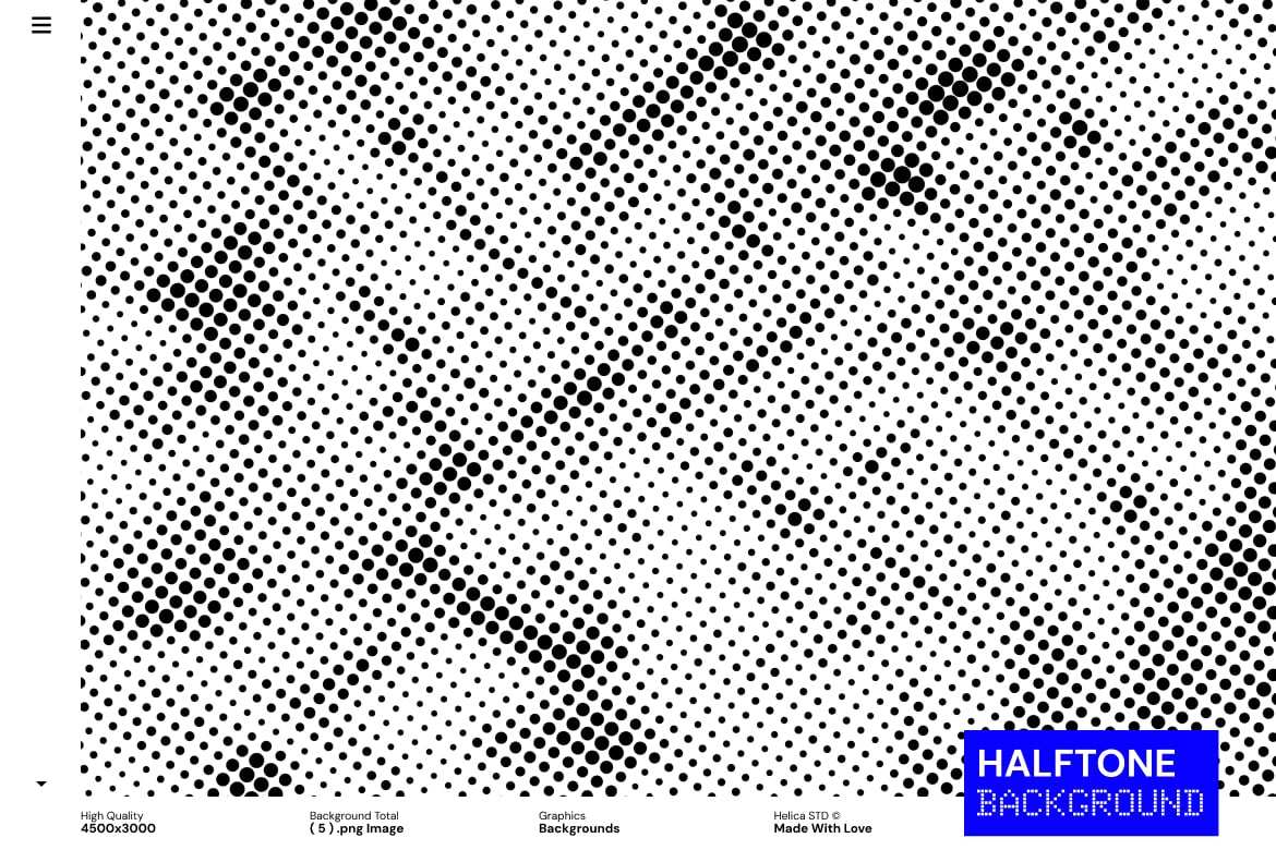 单色半调网点背景素材 第三卷 Monochrome Halftone Dot插图2 单色半调网点背景素材 第三卷 Monochrome Halftone Dot