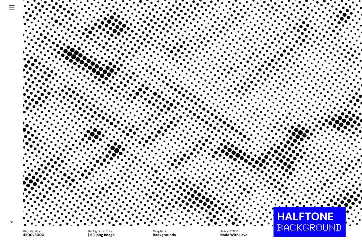 单色半调网点背景素材 第三卷 Monochrome Halftone Dot插图1 单色半调网点背景素材 第三卷 Monochrome Halftone Dot