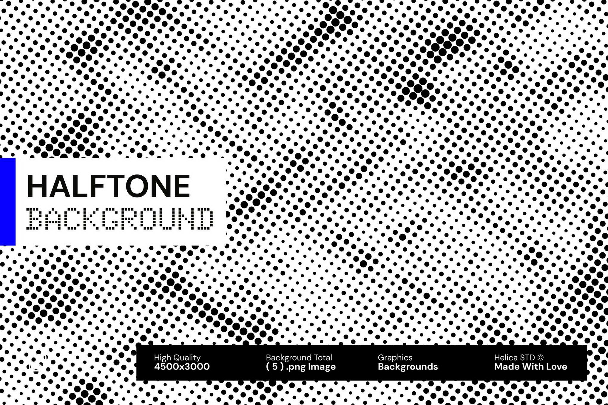 单色半调网点背景素材 第三卷 Monochrome Halftone Dot插图 单色半调网点背景素材 第三卷 Monochrome Halftone Dot