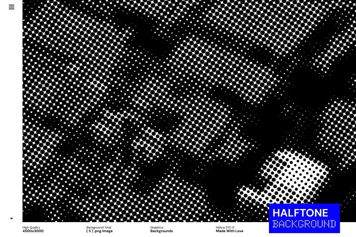单色半调网点背景素材 第二卷 Monochrome Halftone Dot插图4 单色半调网点背景素材 第二卷 Monochrome Halftone Dot