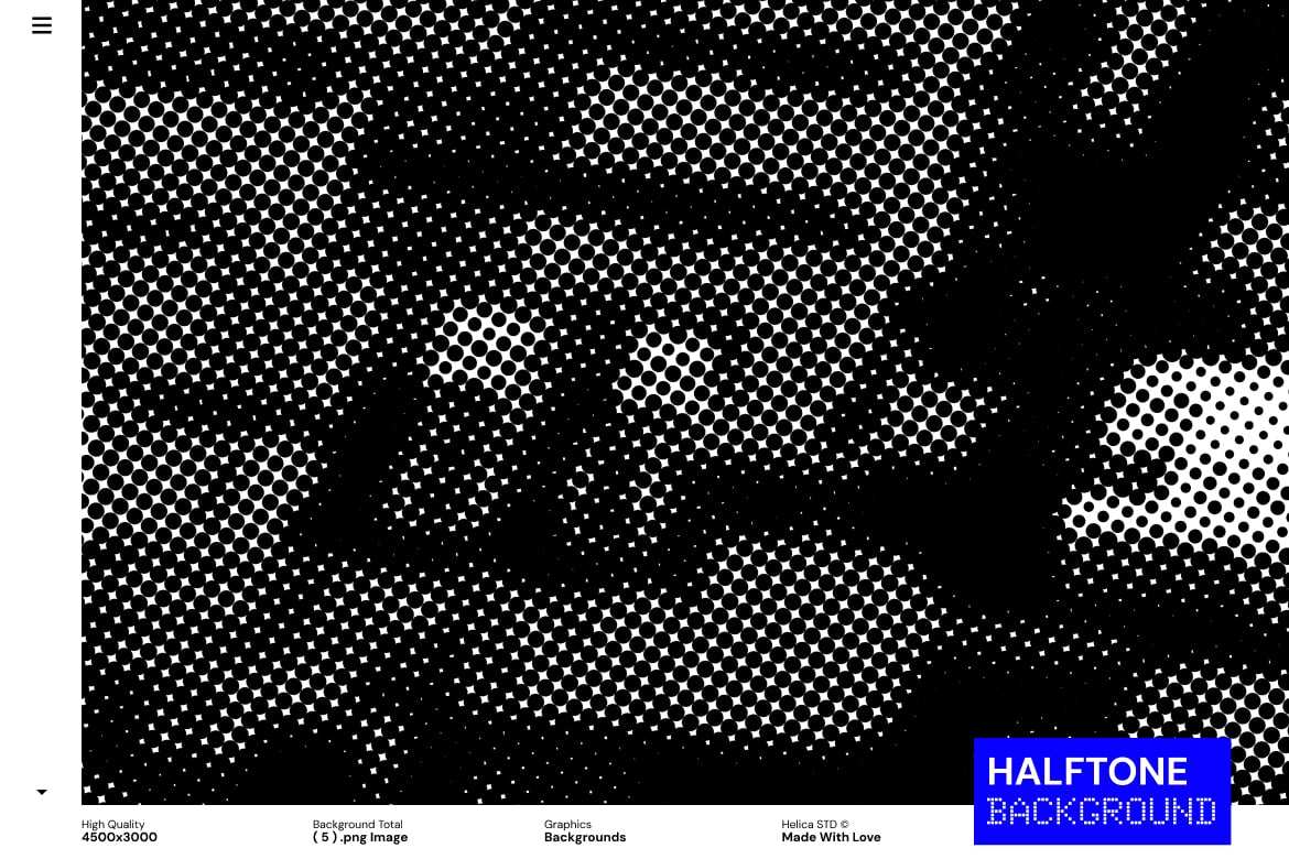 单色半调网点背景素材 第二卷 Monochrome Halftone Dot插图3 单色半调网点背景素材 第二卷 Monochrome Halftone Dot