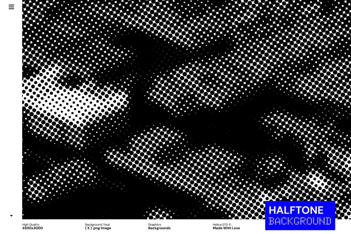 单色半调网点背景素材 第二卷 Monochrome Halftone Dot插图2 单色半调网点背景素材 第二卷 Monochrome Halftone Dot