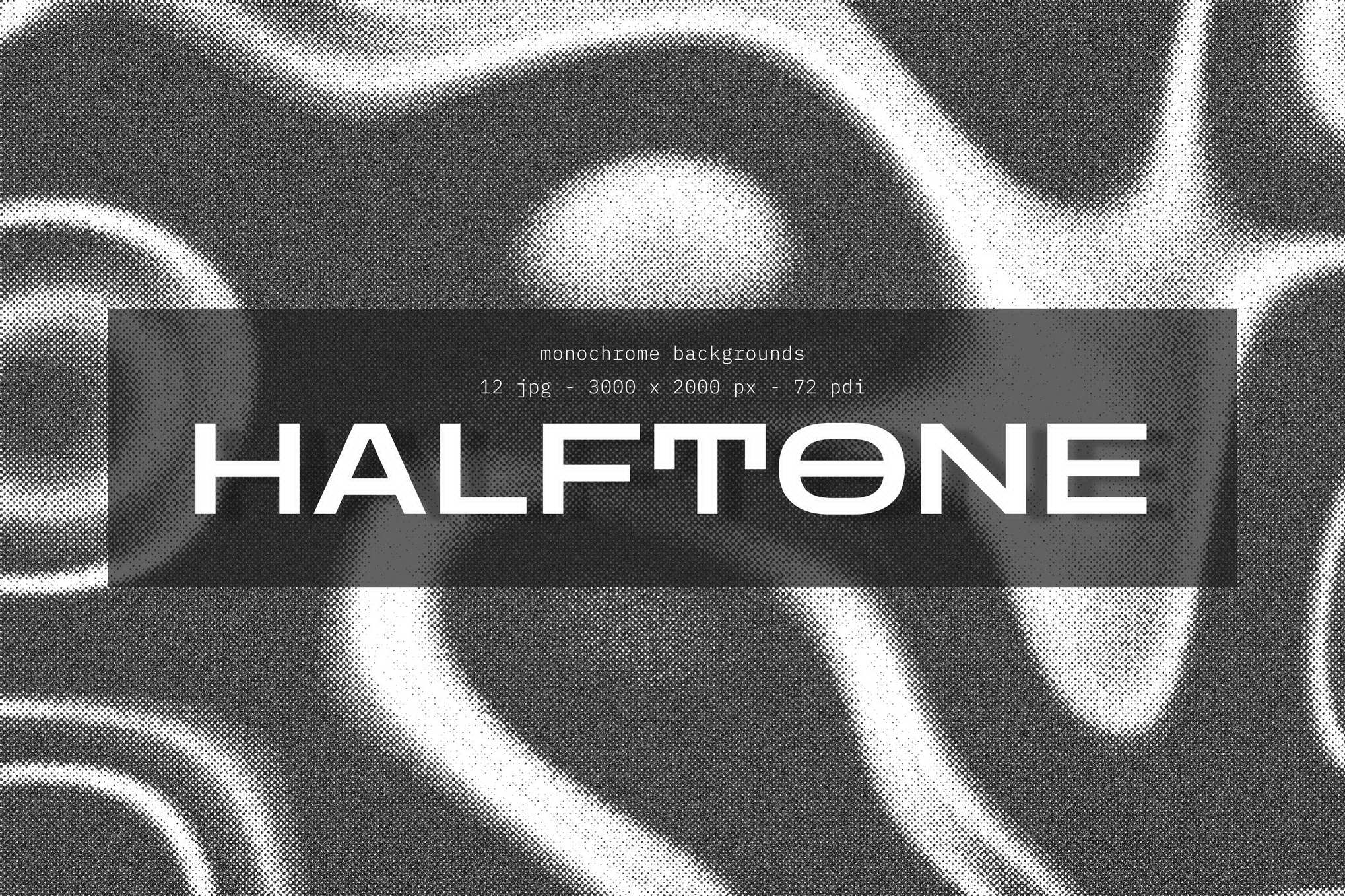 颗粒感半调效果背景素材 Halftone Grainy Backgrounds Backgrounds ft