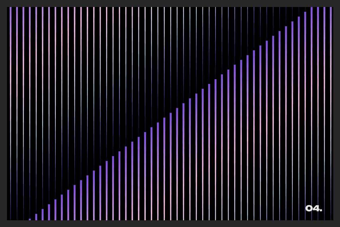 流行对角线半调条纹背景 Pop Diagonal Lines Halftone Backgrounds ft