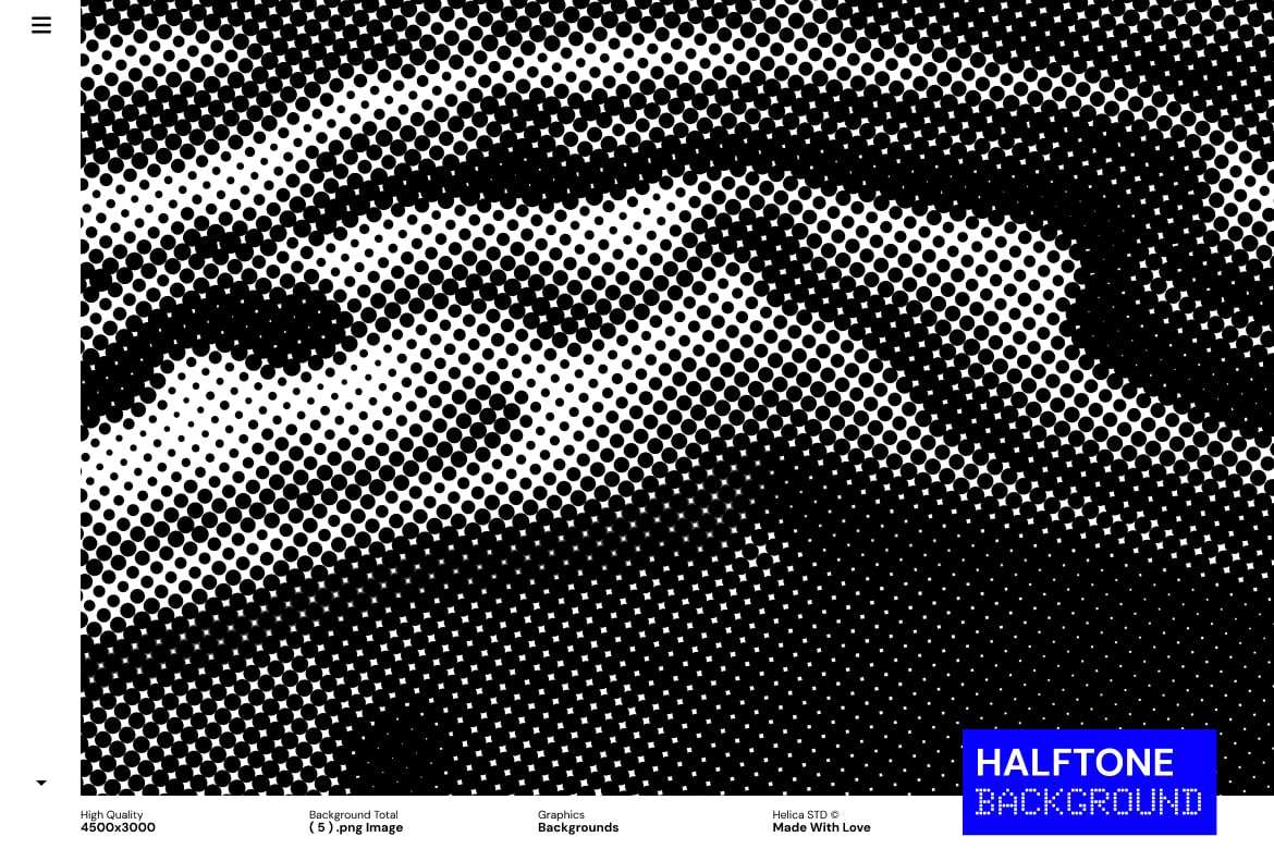 单色半调网点背景素材 第一卷 Monochrome Halftone Dot插图2 单色半调网点背景素材 第一卷 Monochrome Halftone Dot