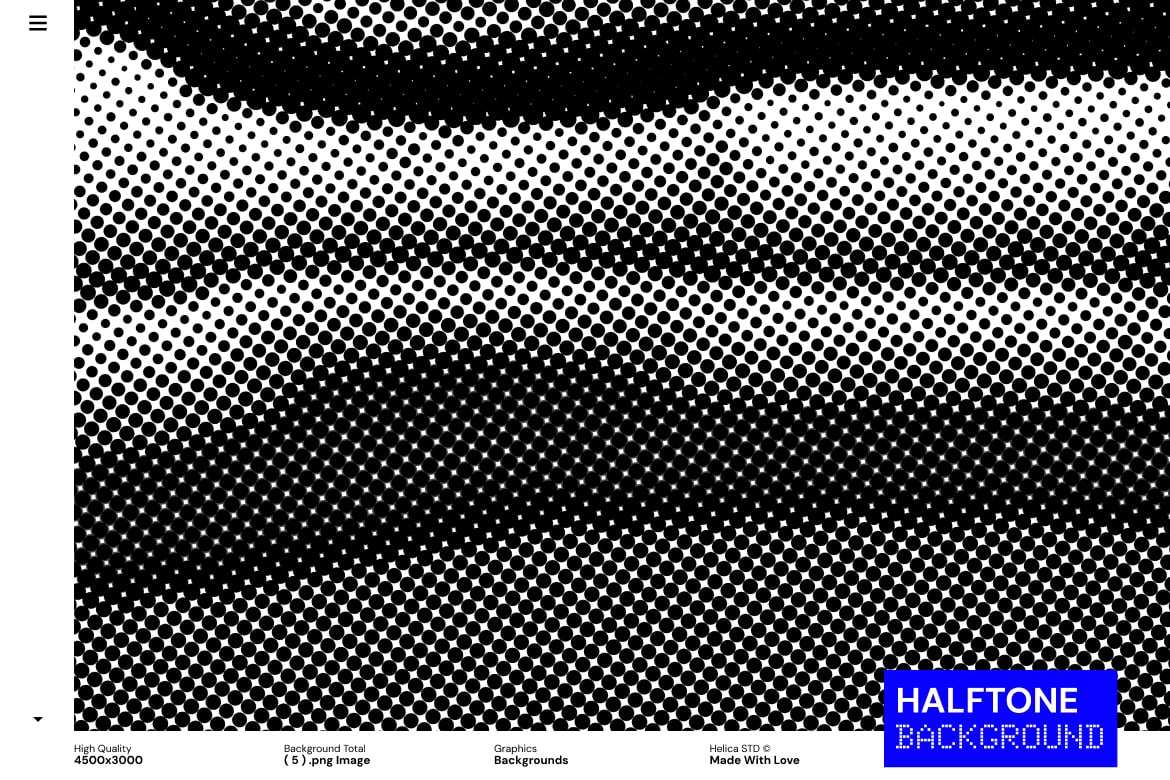 单色半调网点背景素材 第一卷 Monochrome Halftone Dot插图4 单色半调网点背景素材 第一卷 Monochrome Halftone Dot