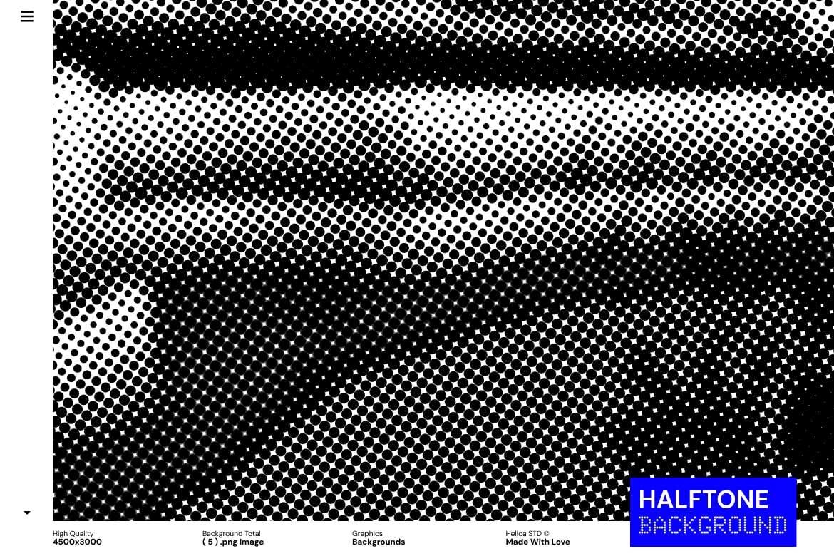 单色半调网点背景素材 第一卷 Monochrome Halftone Dot插图3 单色半调网点背景素材 第一卷 Monochrome Halftone Dot