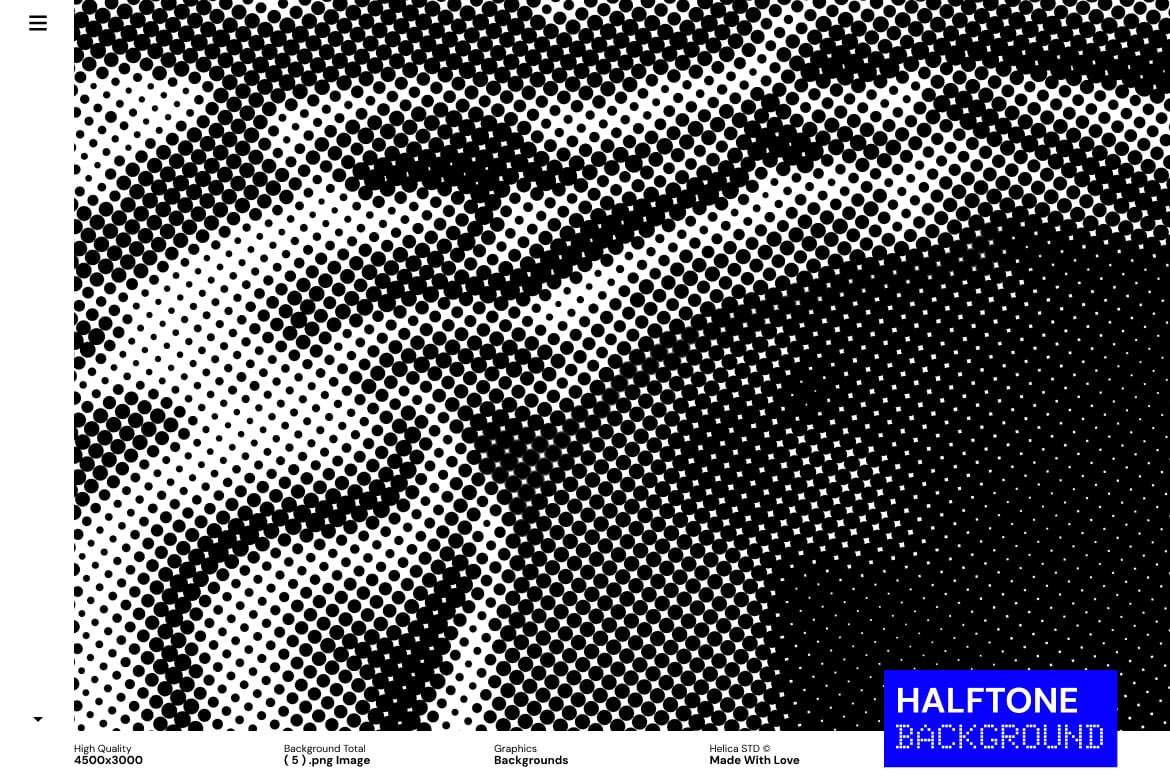 单色半调网点背景素材 第一卷 Monochrome Halftone Dot插图5 单色半调网点背景素材 第一卷 Monochrome Halftone Dot