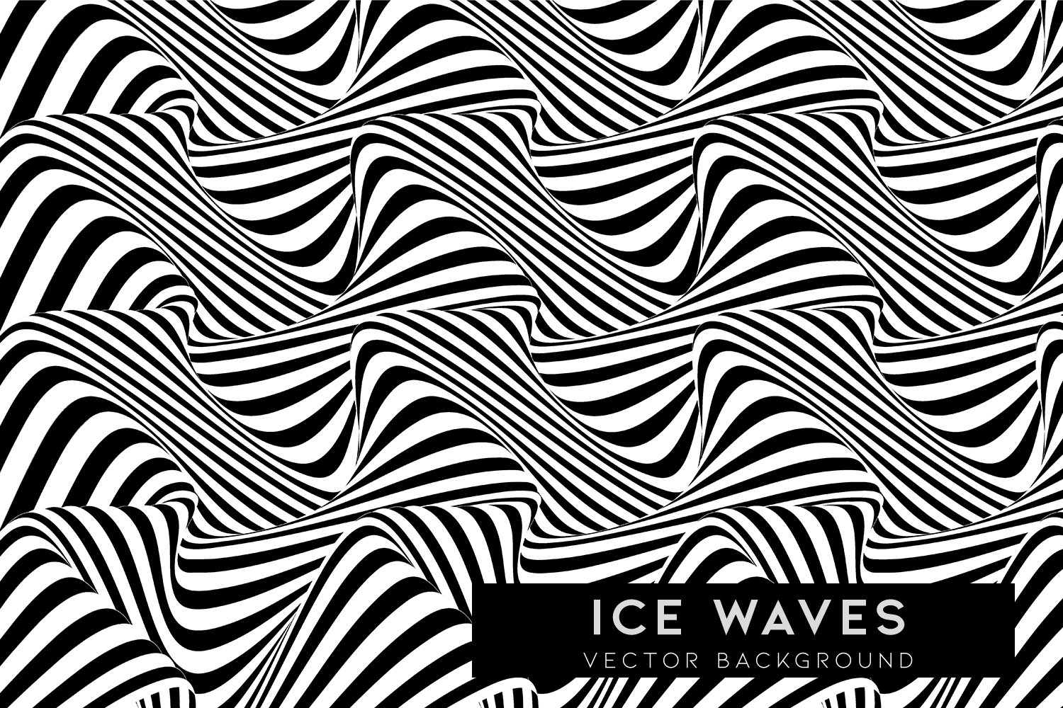 冰纹波浪抽象线条背景 Ice Waves_ Backgrounds ft. lines & abstract -yythk