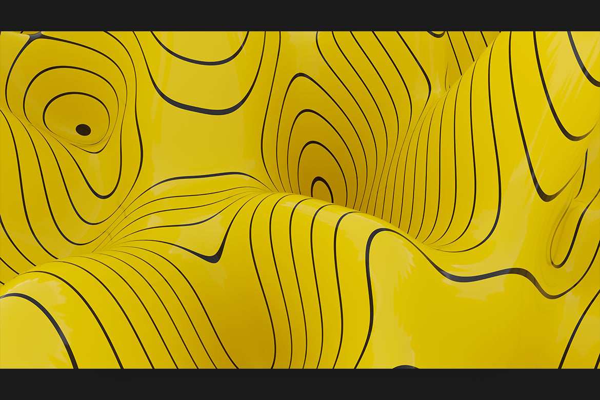 液态光泽条纹黄黑3D背景 Liquid Glossy Striped Yellow-Black 3D Backgrounds插图7 液态光泽条纹黄黑3D背景 Liquid Glossy Striped Yellow-Black 3D Backgrounds