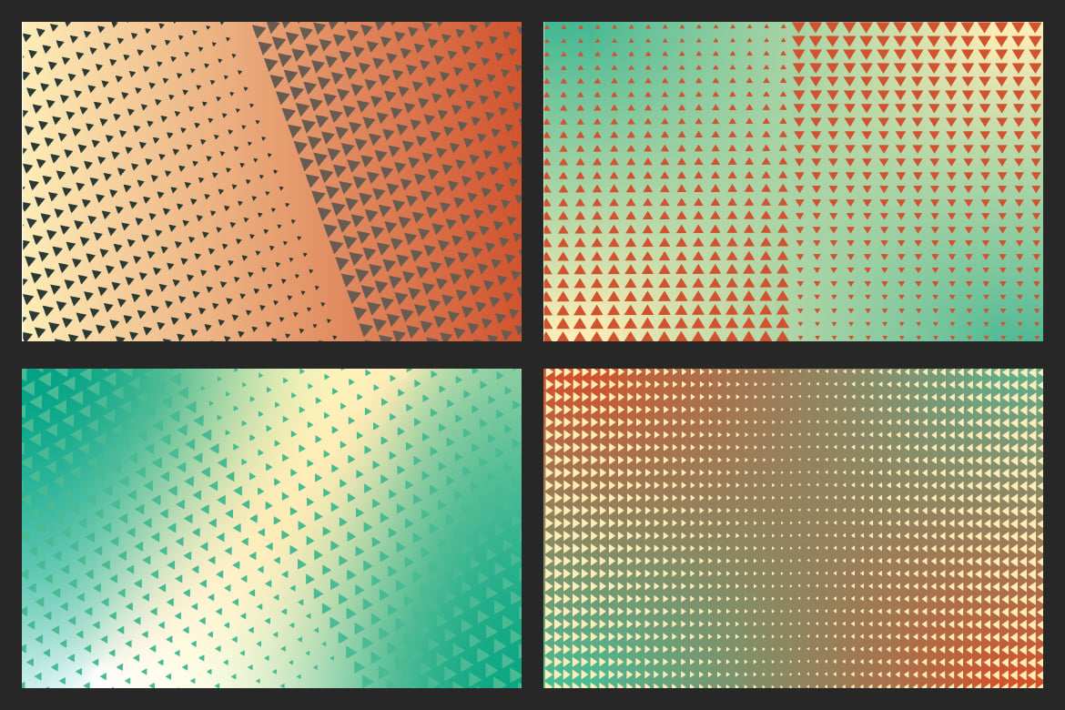 复古三角半调背景系列 Retro Triangle Halftone插图1 复古三角半调背景系列 Retro Triangle Halftone