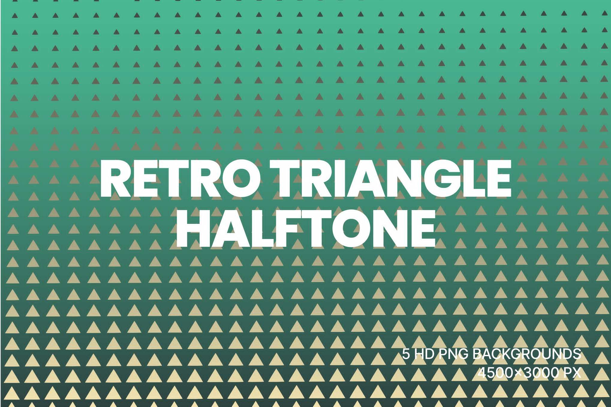 复古三角半调背景系列 Retro Triangle Halftone插图 复古三角半调背景系列 Retro Triangle Halftone