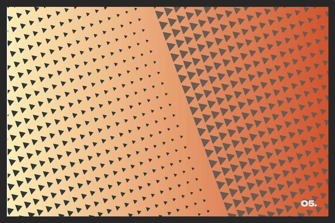 复古三角半调背景系列 Retro Triangle Halftone插图5 复古三角半调背景系列 Retro Triangle Halftone