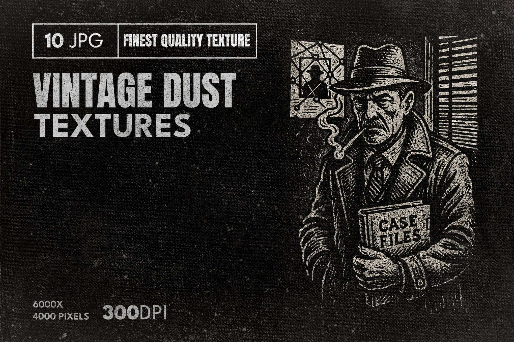 复古灰尘笔刷纹理 Vintage Dust & Brush Texture插图 复古灰尘笔刷纹理 Vintage Dust & Brush Texture