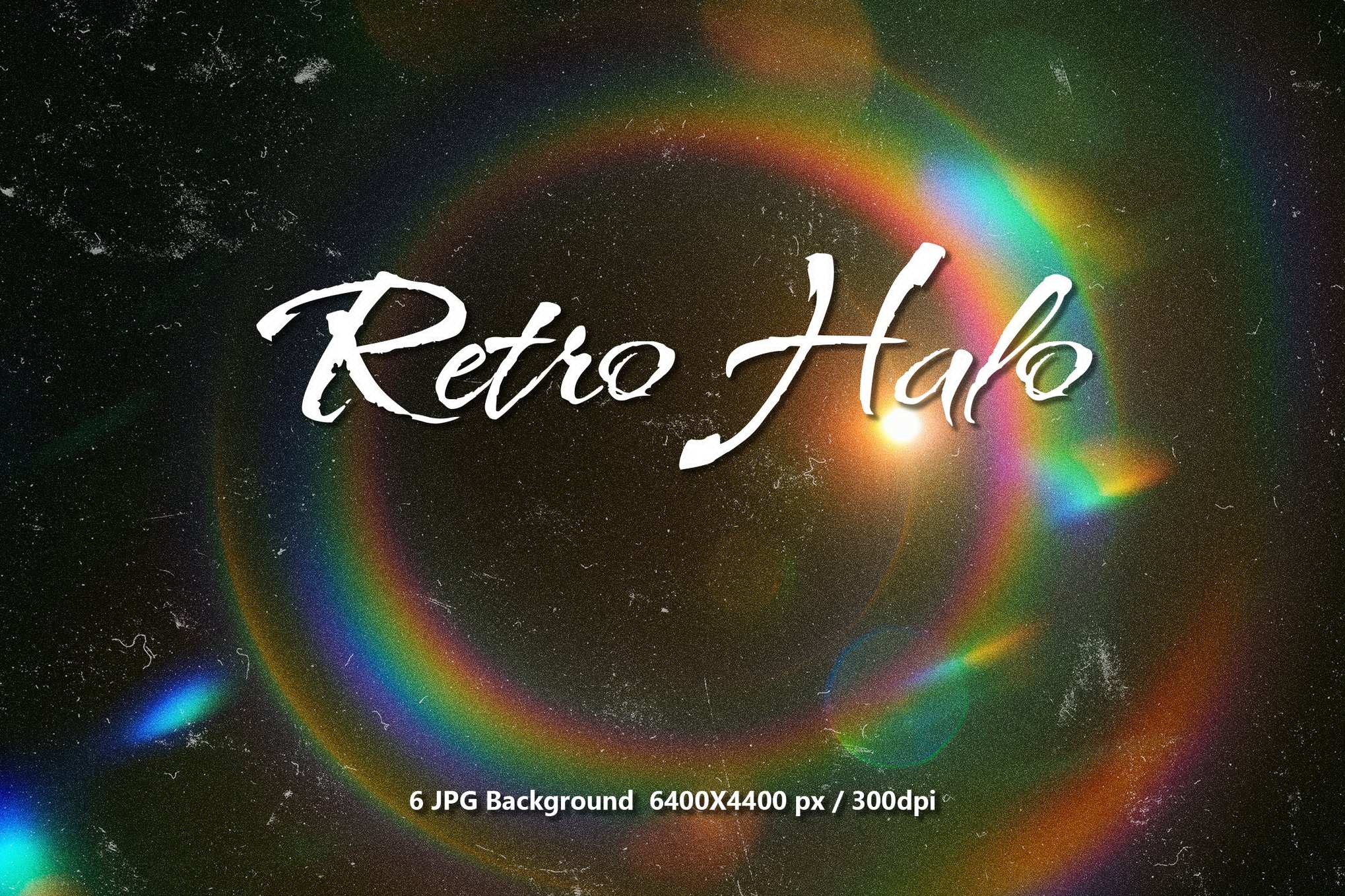 复古光晕漏光叠层背景 Retro Halo Light Leak插图 复古光晕漏光叠层背景 Retro Halo Light Leak