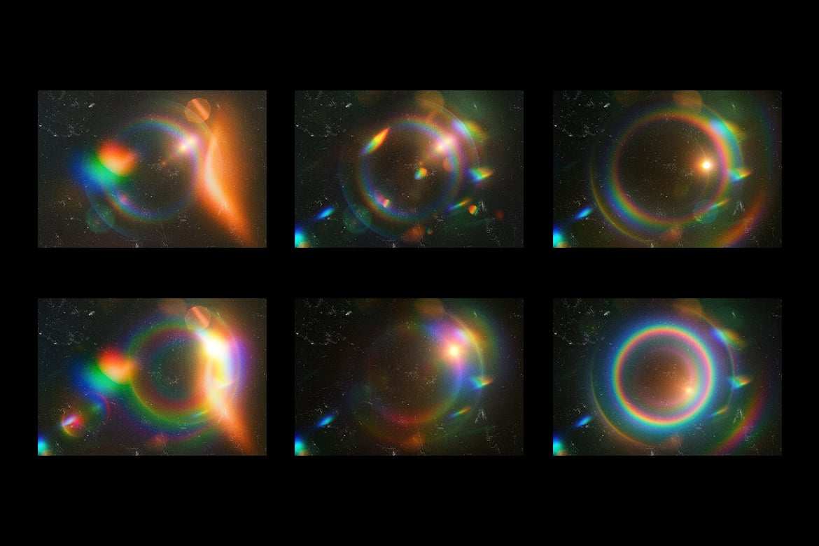 复古光晕漏光叠层背景 Retro Halo Light Leak插图2 复古光晕漏光叠层背景 Retro Halo Light Leak