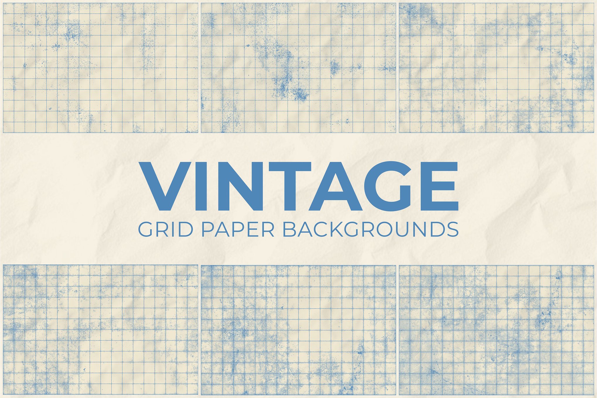 10款复古网格纸质背景 10 Vintage Grid Papers插图 10款复古网格纸质背景 10 Vintage Grid Papers