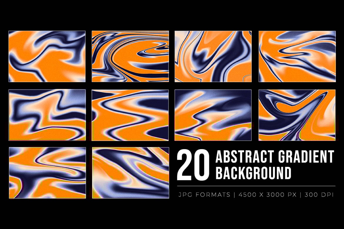 20款抽象渐变背景素材 Abstract Gradient Backgrounds插图2 20款抽象渐变背景素材 Abstract Gradient Backgrounds