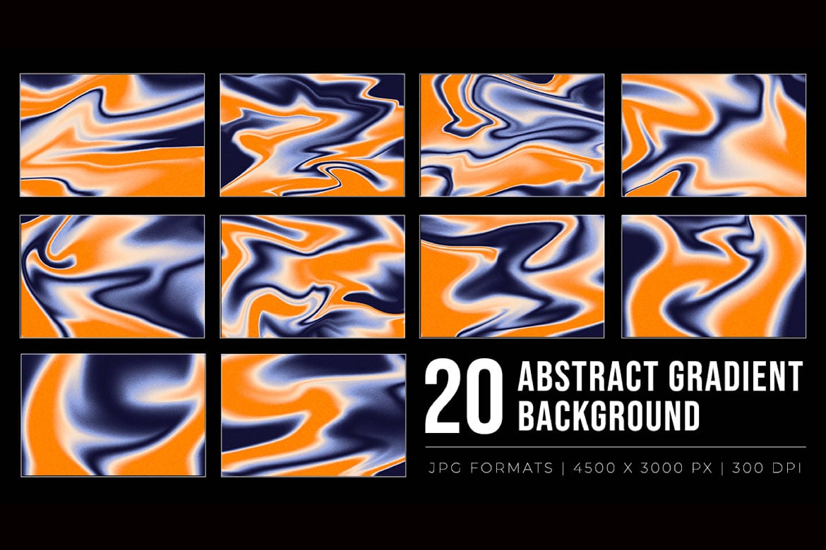 20款抽象渐变背景素材 Abstract Gradient Backgrounds插图1 20款抽象渐变背景素材 Abstract Gradient Backgrounds