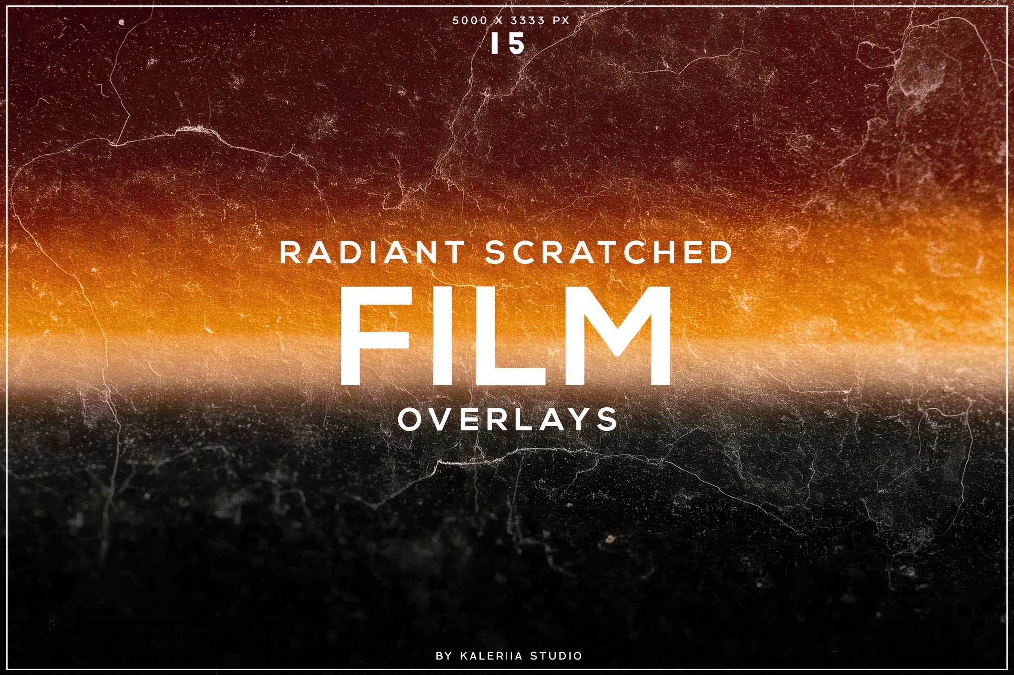 15款炫光刮痕胶片叠加层素材 Radiant Scratched Film Overlays插图 15款炫光刮痕胶片叠加层素材 Radiant Scratched Film Overlays