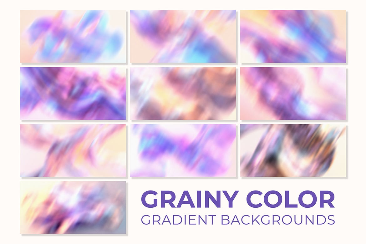 10款颗粒感彩色渐变背景 10 Grainy Color Gradient Backgrounds插图2 10款颗粒感彩色渐变背景 10 Grainy Color Gradient Backgrounds