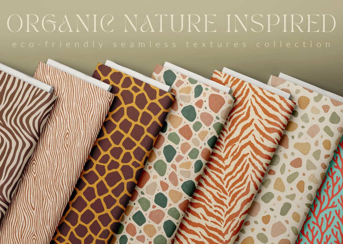 12款生态流动自然有机无缝图案 Eco Flow 12 Natural Organic Seamless Patterns插图4 12款生态流动自然有机无缝图案 Eco Flow 12 Natural Organic Seamless Patterns