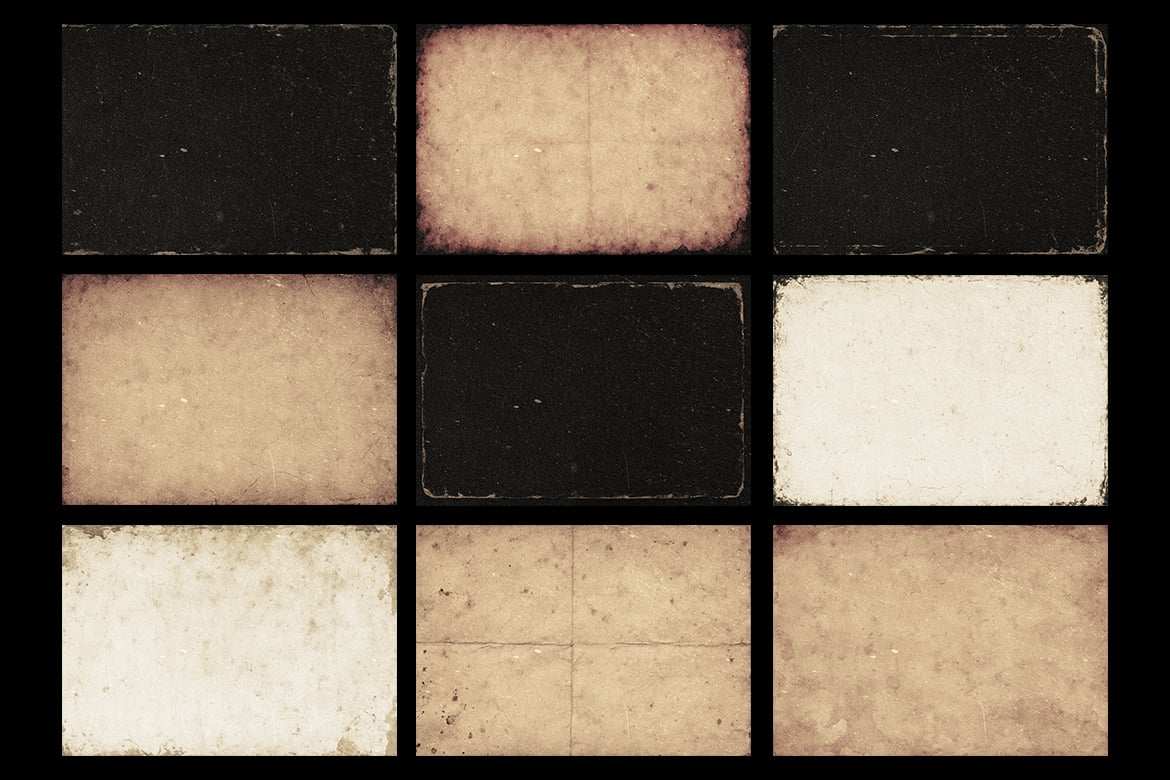 9款复古纸张纹理背景素材 Vintage Paper Textures Backgrounds插图1 9款复古纸张纹理背景素材 Vintage Paper Textures Backgrounds