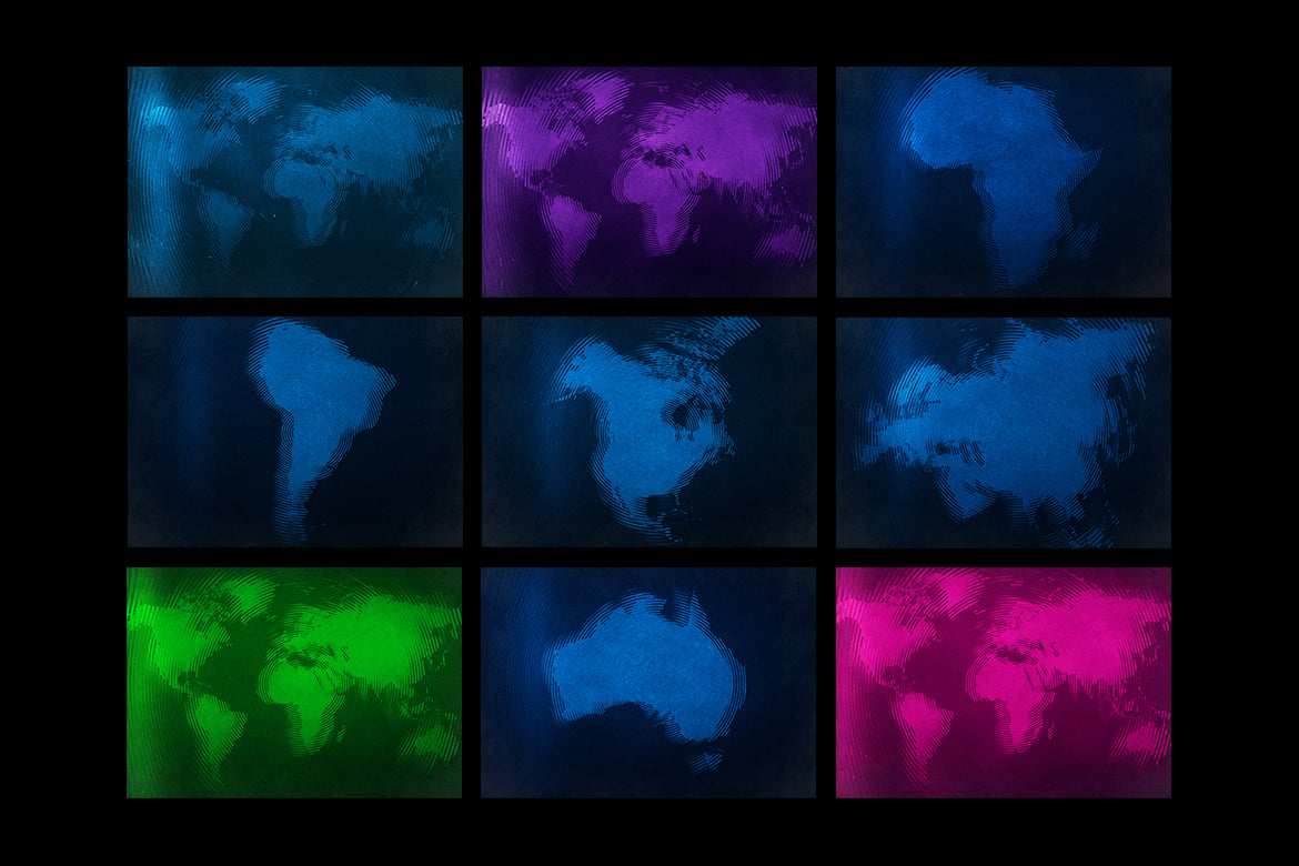 9款抽象世界地图纹理背景 Abstract World Map Textures Background插图1 9款抽象世界地图纹理背景 Abstract World Map Textures Background