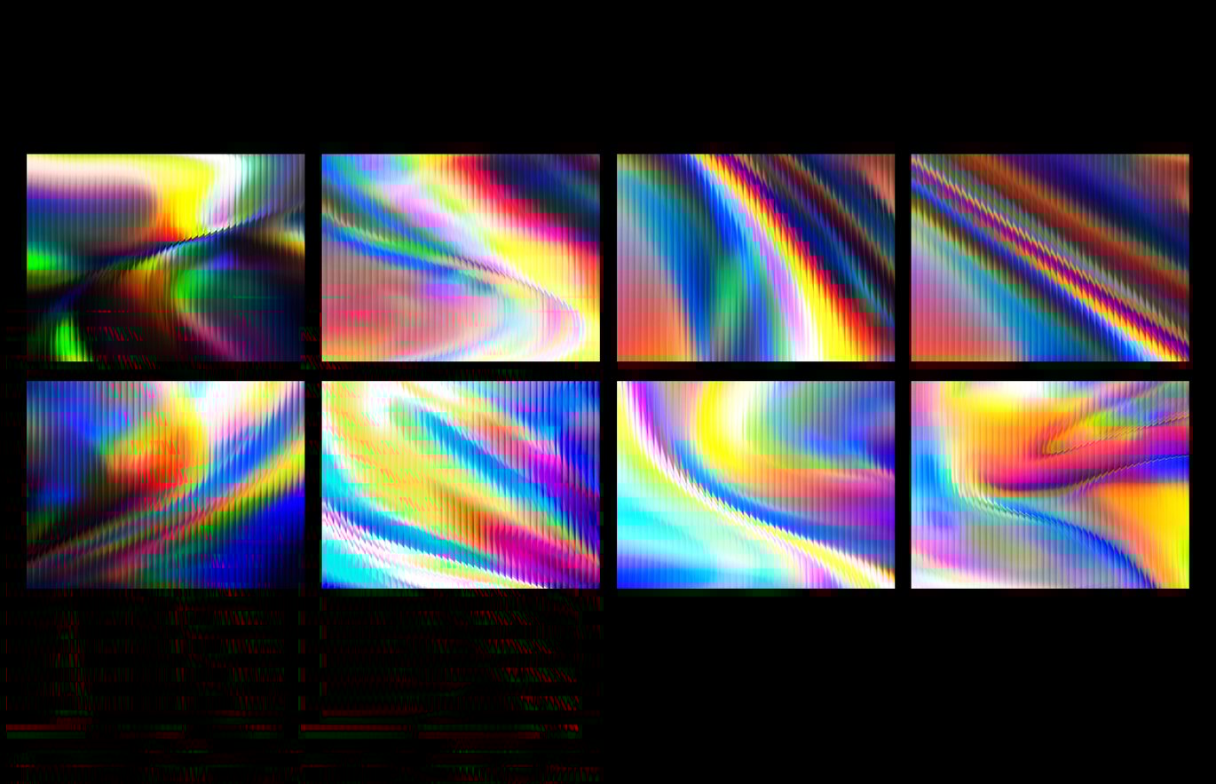 8款全息分形玻璃抽象背景 Holographic Fractal Glass Abstract Backgrounds插图1 8款全息分形玻璃抽象背景 Holographic Fractal Glass Abstract Backgrounds