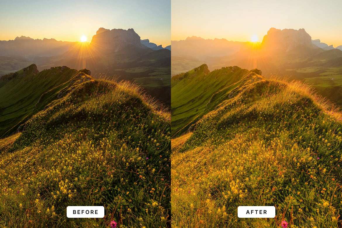 日出温暖光芒效果Lightroom预设 Sunrise Lightroom Presets Dekstop插图2 日出温暖光芒效果Lightroom预设 Sunrise Lightroom Presets Dekstop