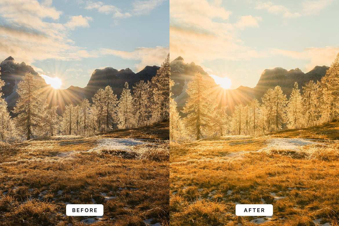 日出温暖光芒效果Lightroom预设 Sunrise Lightroom Presets Dekstop插图 日出温暖光芒效果Lightroom预设 Sunrise Lightroom Presets Dekstop