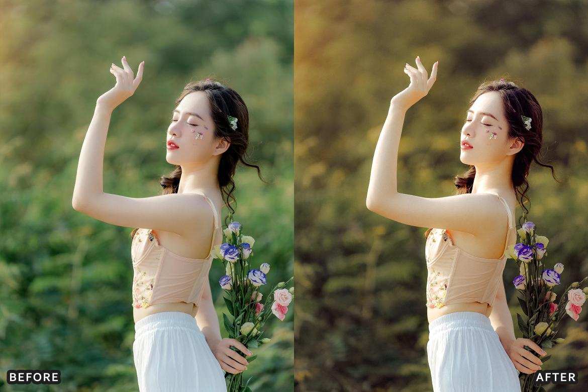 AI智能优化电影感波西米亚花卉Lightroom预设 AI Cinematic Boho Bloom Lightroom Presets Dekstop插图 AI智能优化电影感波西米亚花卉Lightroom预设 AI Cinematic Boho Bloom Lightroom Presets Dekstop