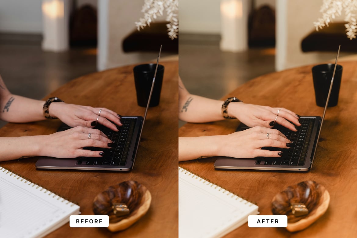居家工作氛围暖色系Lightroom预设 WFH Vibes Lightroom Presets Dekstop插图1 居家工作氛围暖色系Lightroom预设 WFH Vibes Lightroom Presets Dekstop