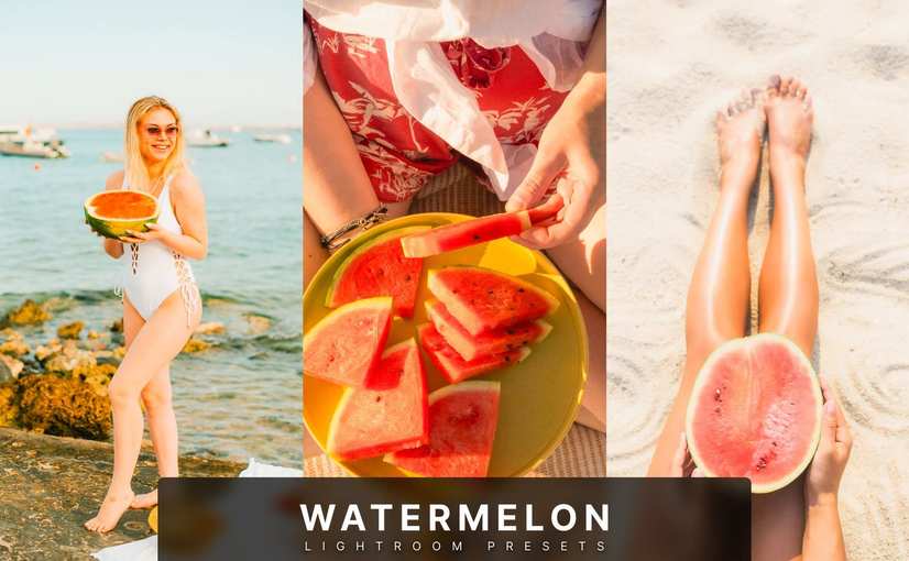 西瓜粉嫩清爽色调Lightroom预设 Watermelon Lightroom Presets Dekstop