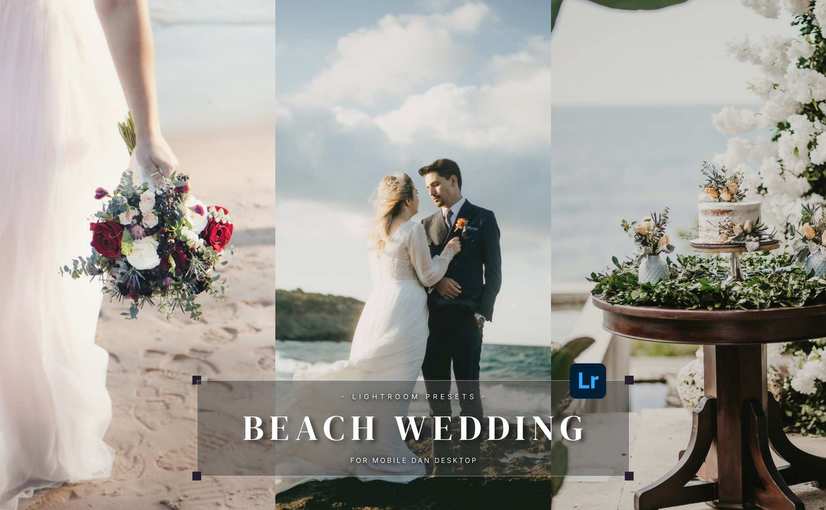 海滩婚礼浪漫色调Lightroom预设 Beach Wedding Lightroom Presets Dekstop