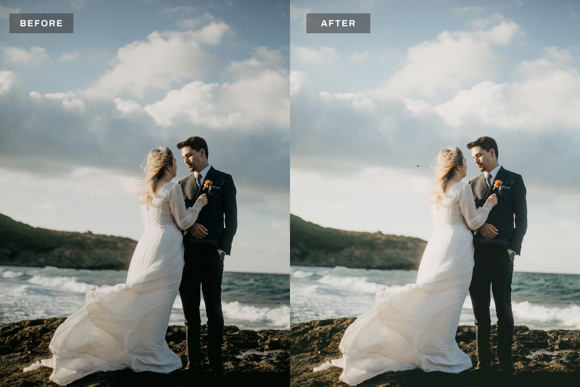 海滩婚礼浪漫色调Lightroom预设 Beach Wedding Lightroom Presets Dekstop插图 海滩婚礼浪漫色调Lightroom预设 Beach Wedding Lightroom Presets Dekstop