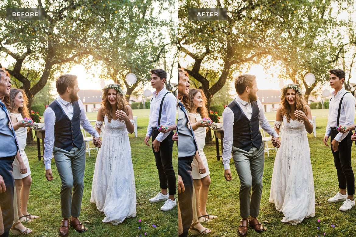 花园婚礼清新自然色调Lightroom预设 Garden Wedding Lightroom Presets Dekstop插图2 花园婚礼清新自然色调Lightroom预设 Garden Wedding Lightroom Presets Dekstop
