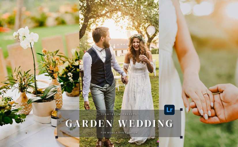 花园婚礼清新自然色调Lightroom预设 Garden Wedding Lightroom Presets Dekstop