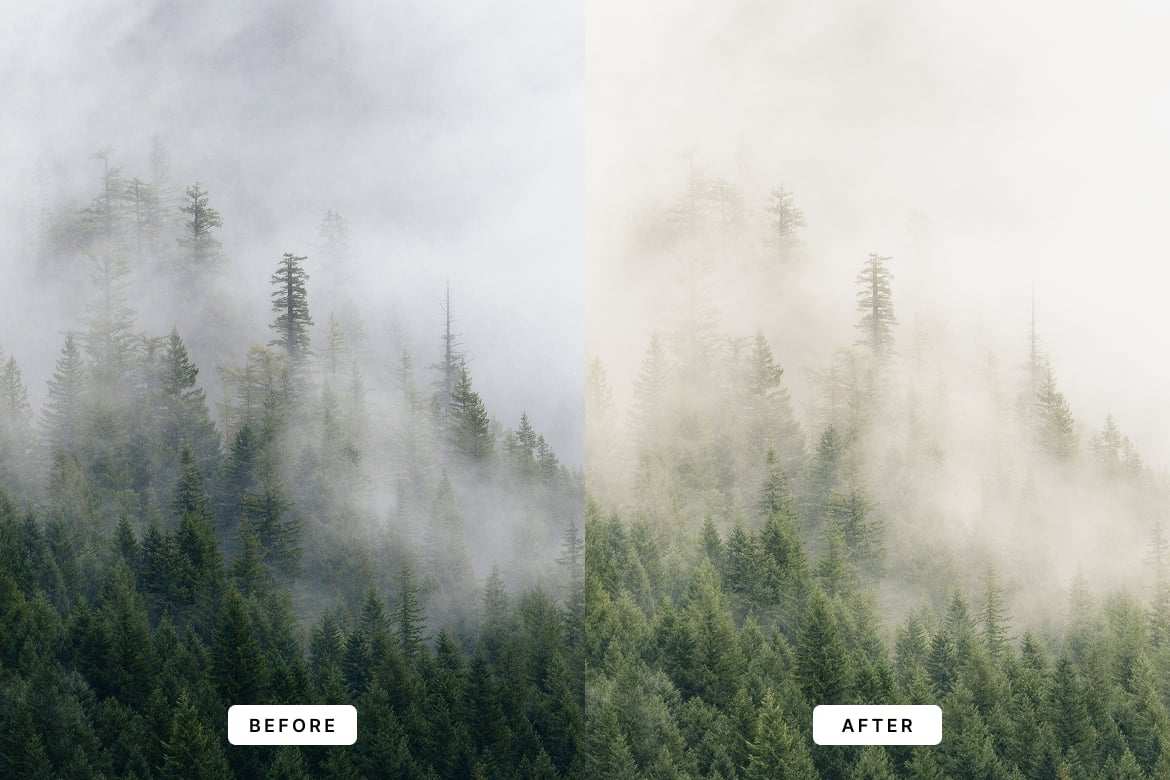 清晨薄雾氛围感风景照片LR预设 Morning Fog Lightroom Presets插图1 清晨薄雾氛围感风景照片LR预设 Morning Fog Lightroom Presets