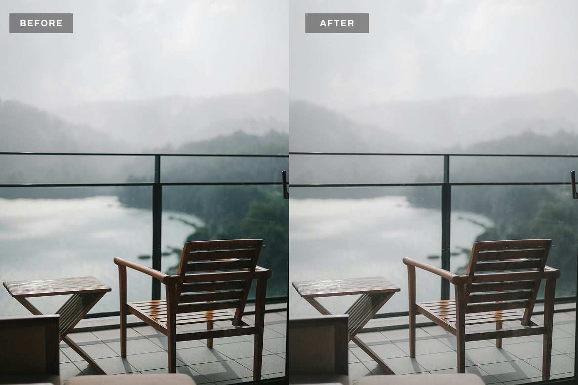 清晨雾蒙蒙氛围感风景照片LR预设 Morning Fog Lightroom Presets