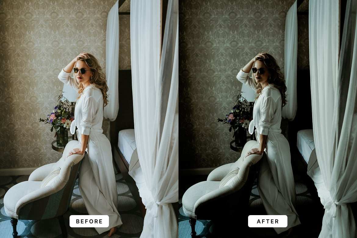 黑白奢华质感人像LR预设 Noir Luxury Lightroom Presets插图1 黑白奢华质感人像LR预设 Noir Luxury Lightroom Presets