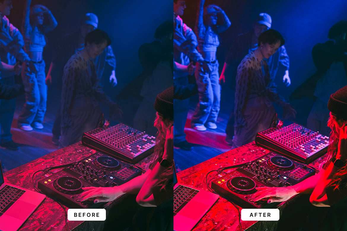 夜晚派对聚会照片调色LR预设 Night Party Lightroom Presets插图2 夜晚派对聚会照片调色LR预设 Night Party Lightroom Presets