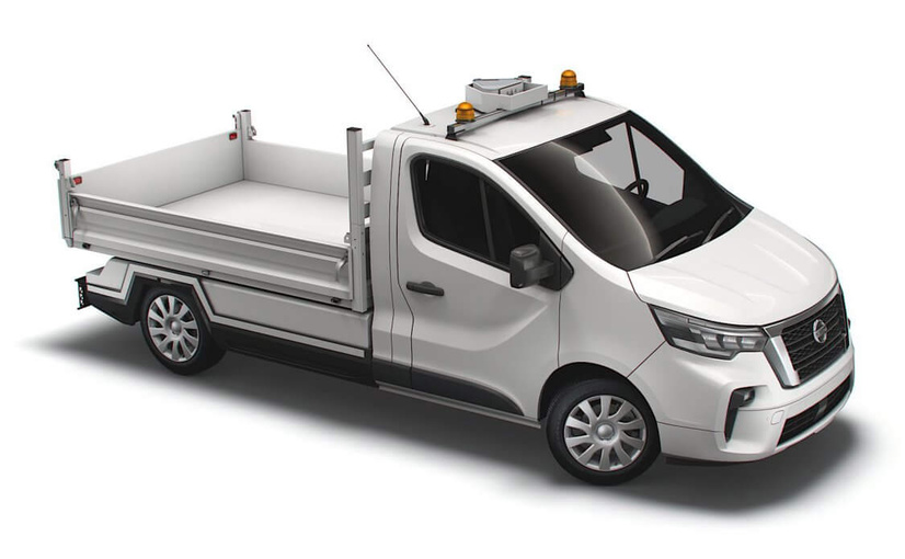 自卸卡车3D模型 Nissan NV300 Tipper 3D Model