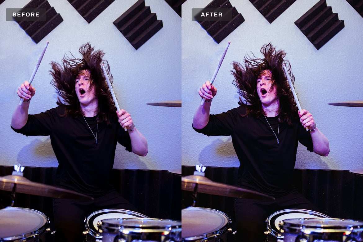 摇滚音乐风格Lightroom预设 Rock Music Lightroom Presets Desktop and Mobile