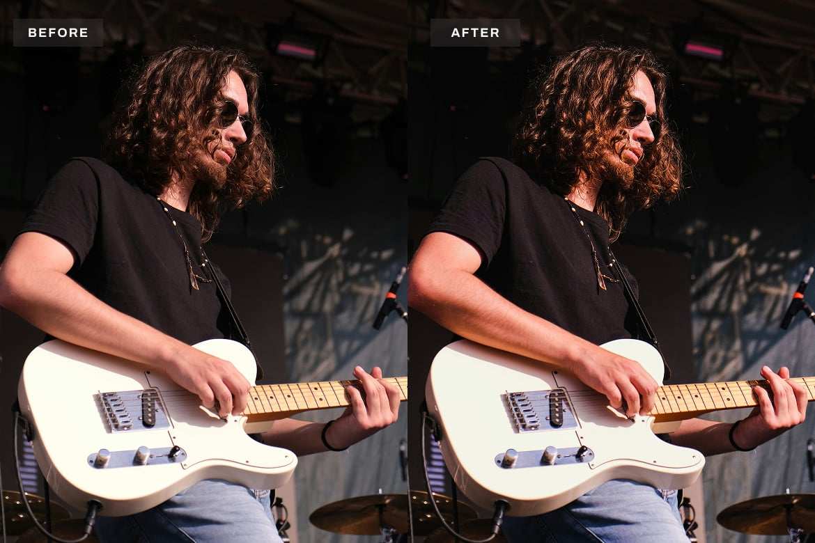 摇滚音乐风格Lightroom预设 Rock Music Lightroom Presets Desktop and Mobile