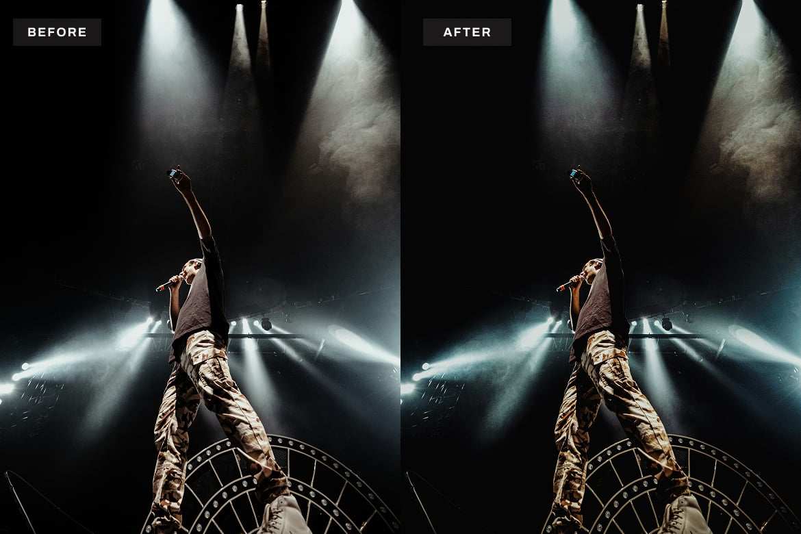 摇滚音乐风格Lightroom预设 Rock Music Lightroom Presets Desktop and Mobile