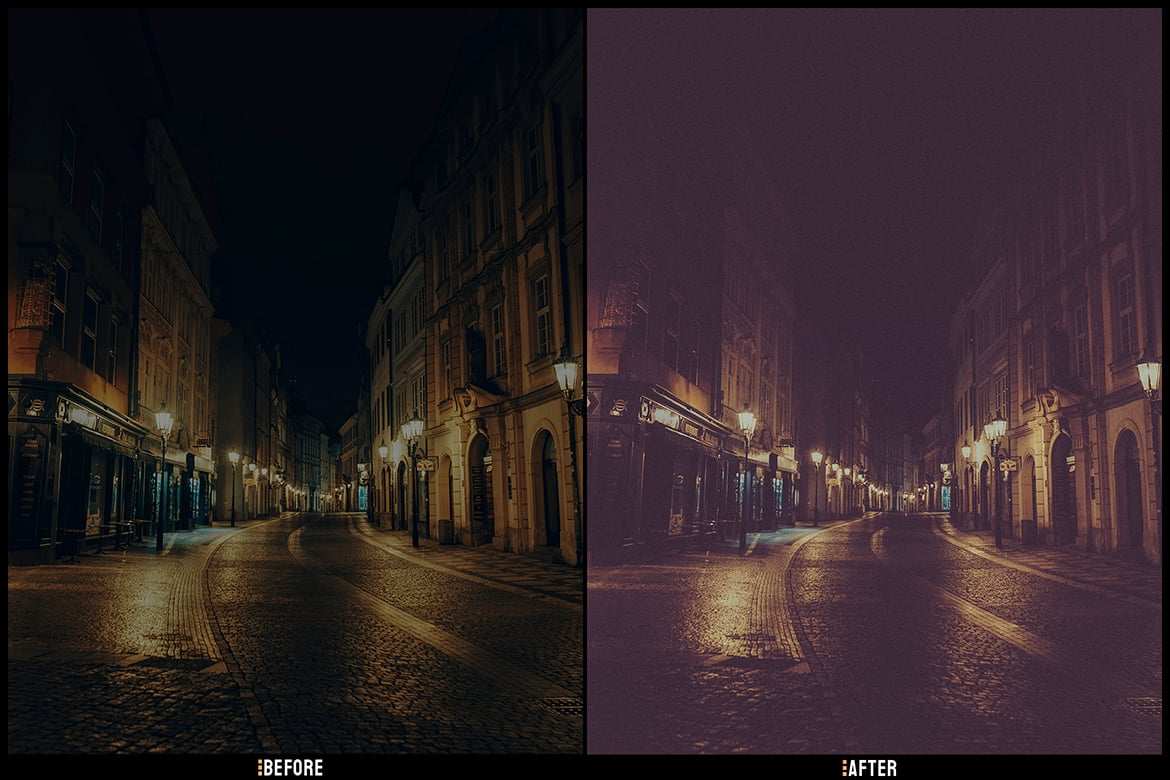 午夜玫瑰色调Lightroom预设 Midnight Rose Lightroom Presets Desktop and Mobile