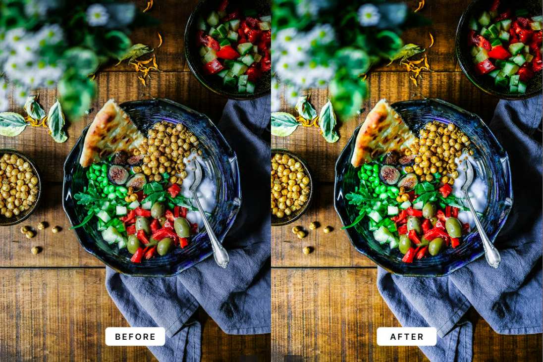 美食摄影专用Lightroom预设 Food Photography Lightroom Presets Desktop and Mobile插图4 美食摄影专用Lightroom预设 Food Photography Lightroom Presets Desktop and Mobile
