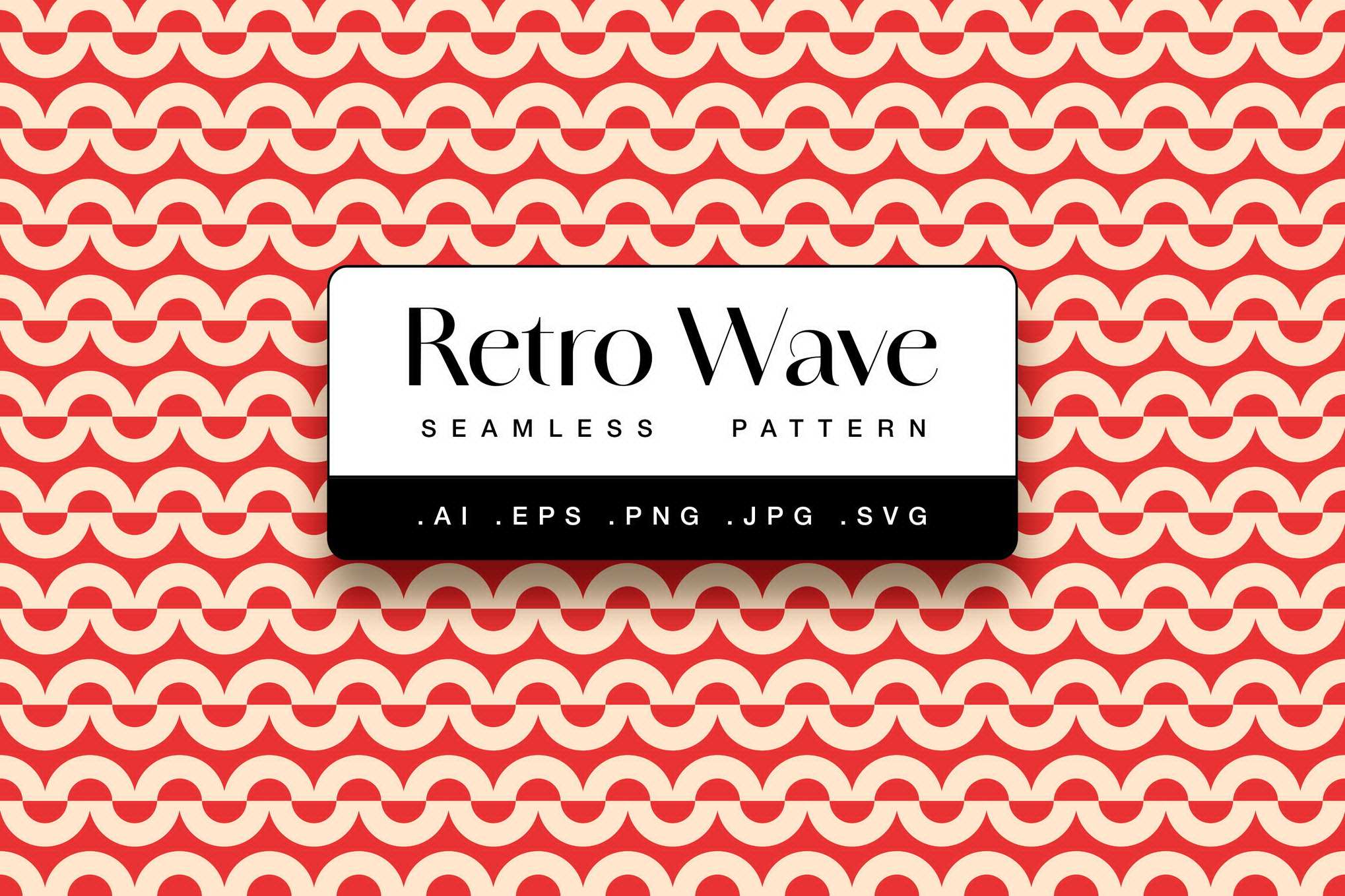复古波浪线条纹理图案 Retro Wave Pattern Background Textures插图 复古波浪线条纹理图案 Retro Wave Pattern Background Textures